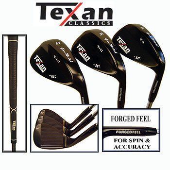 Texan Classics Gun metal wedge set