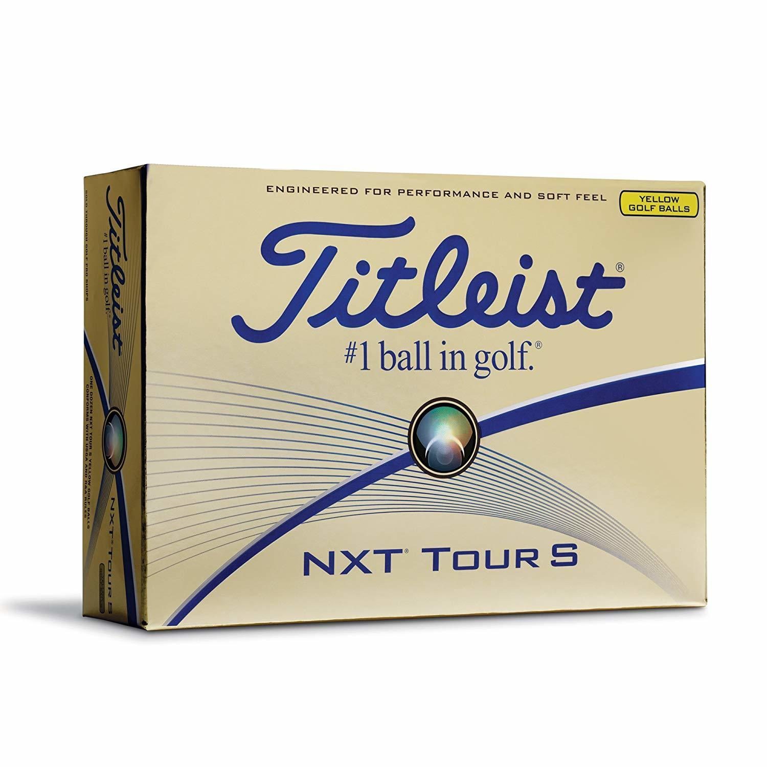 Titleist NXT Tour S Prior Generation Yellow Golf Balls